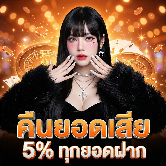 คืนยอดเสีย 5 ทุกยอดฝาก